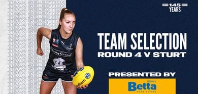 BETTA Team Selection: SANFLW Round 4 vs Sturt